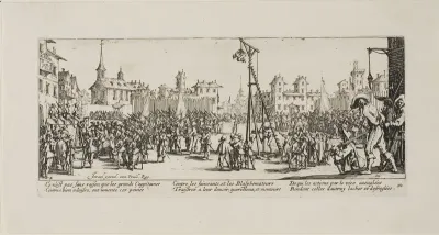 The Strappado, plate ten from The Miseries of War