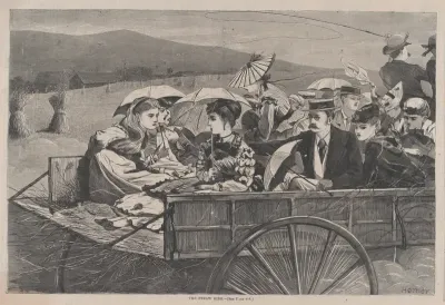 The Straw Ride (from "Harper's Bazar," Vol. II)