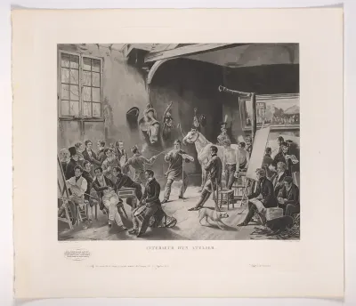 The Studio of Horace Vernet (Intérieur d'un Atelier)