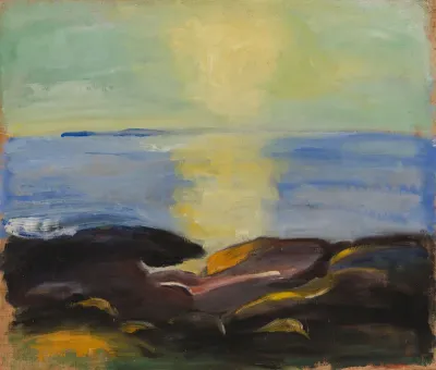 The Sun Rising over the Sea