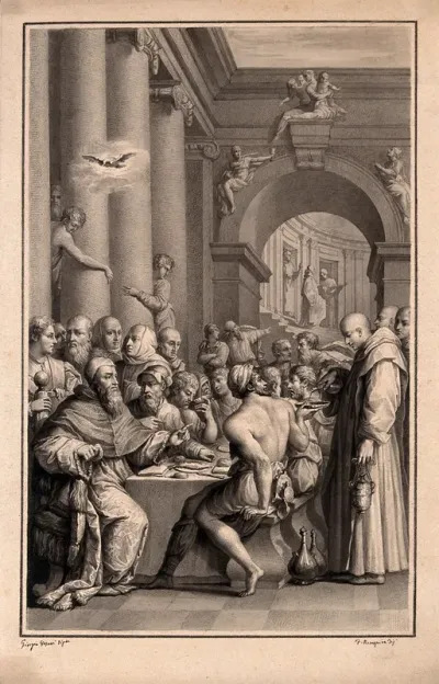 The supper of Saint Gregory
