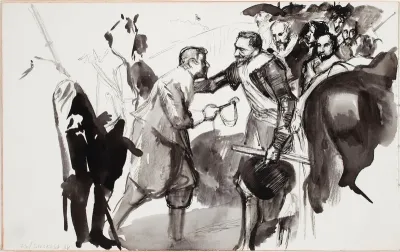 The Surrender of Breda, sketch after Diego Velázquez