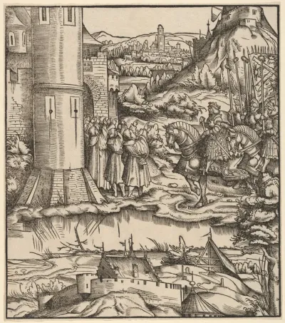 The Surrender of the Venetian Townships, from "Der Weisskunig"