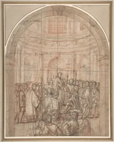 The Swearing In of a Knight of the Tuscan Order of Saint Stephen (or Malta)