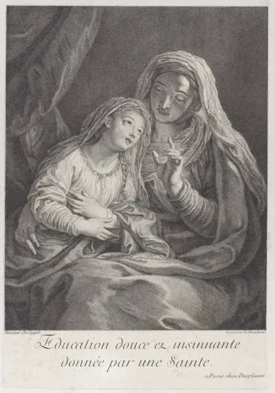 The sweet and insinuating education given by a saint (Education douce et insinuante donnée par une Sainte)