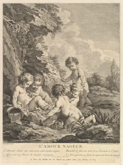 The Swimming putto