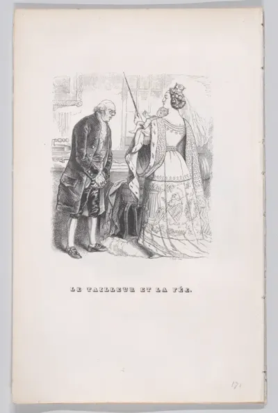The Tailor and the Fairy, from "The Complete Works of Béranger"
