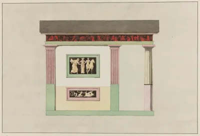 The Temple at Skärva. The Left Exterior Wall
