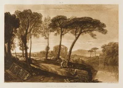 The Temple of Minerva Medica, plate 23 from Liber Studiorum