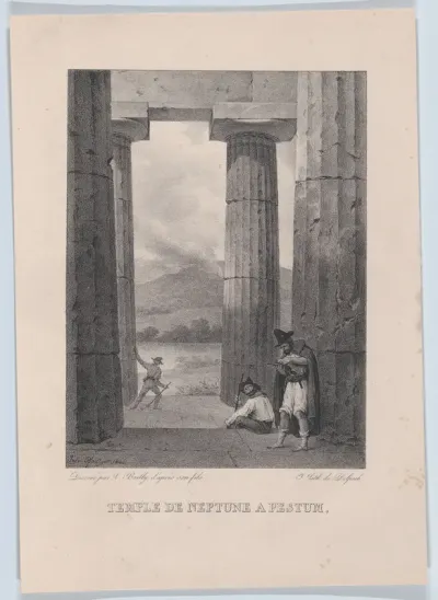 The Temple of Neptune in Pestum