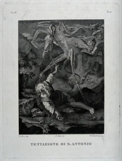 The temptation of Saint Antony Abbot