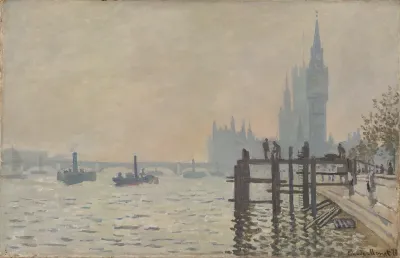 The Thames below Westminster