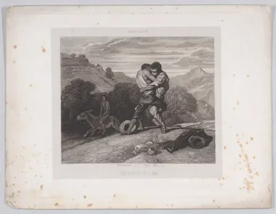 The Thieves and the Donkey, from "L'Artiste"