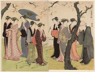 The Third Month (Sangatsu), from the series "Twelve Months in the South (Minami juni ko)"
