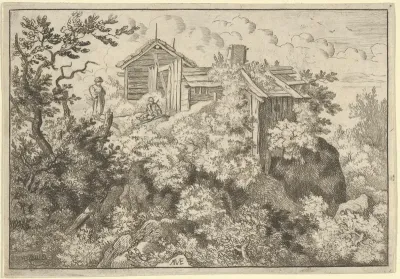 The Three Cottages on the Hill