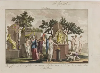 The three Graces and ancient allegorical figures
