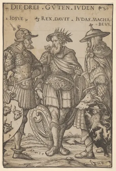 The Three Jewish Heroes (Die Drei Guten Juden), from "Heroes and Heroines"