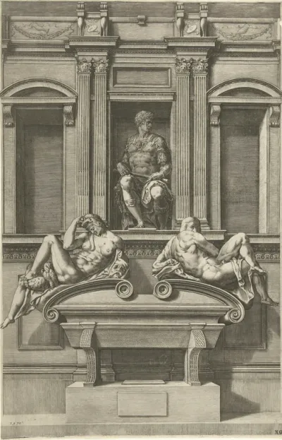 The tomb of Giuliano II de’ Medici, Duke of Nemours