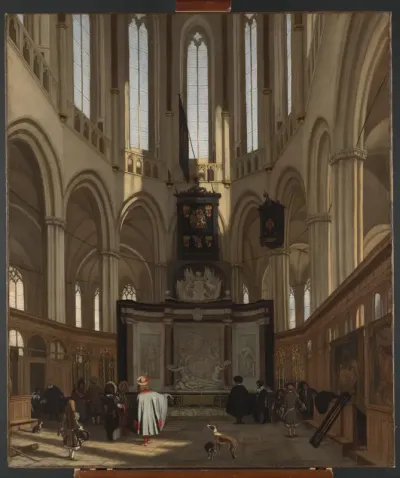The Tomb of Michiel de Ruyter in the Nieuwe Kerk, Amsterdam