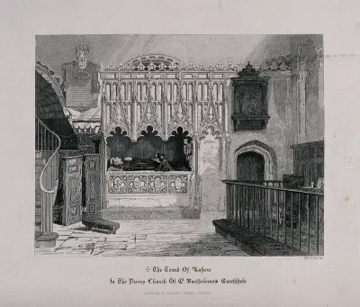 The tomb of Rahere, Saint Bartholomew's Church, London