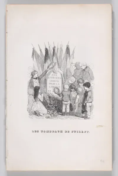 The Tombs of July, from "The Complete Works of Béranger"