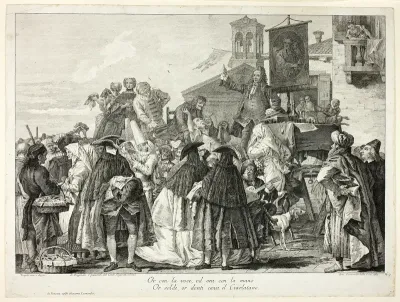 The Tooth Puller, plate nine from Selection of Pictures from Venetian Collections
