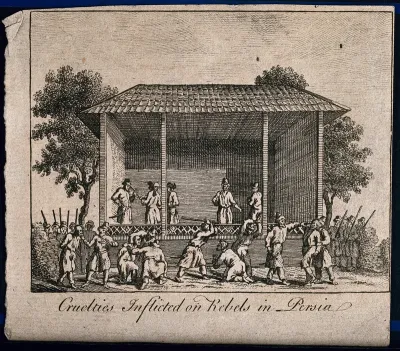 The torture of rebels in Persia