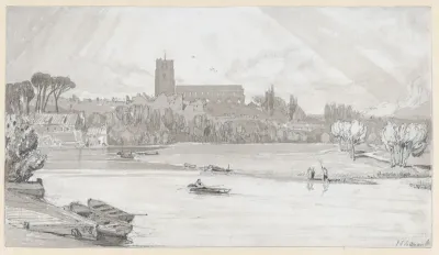 The Town of Beccles from the Bridge, Suffolk