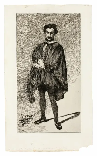 The Tragic Actor (Rouvière in the role of Hamlet)