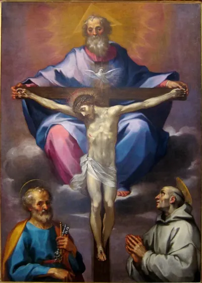 The Trinity with Saints Peter and Bernhard
