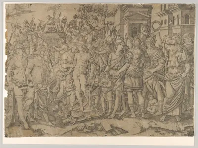 The triumph of a Roman Emperor