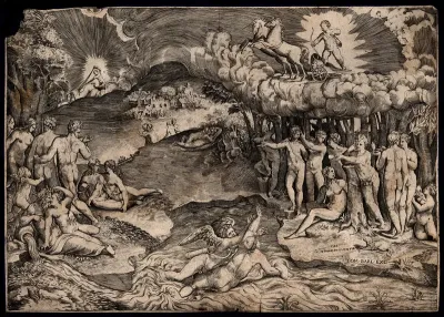 The triumph of Cupid