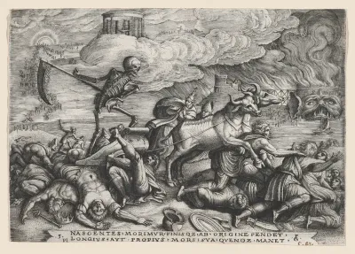 The Triumph of Death on Time, from The Triumph of Petrarch