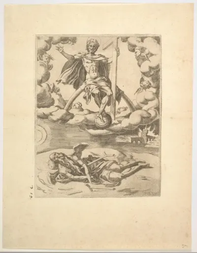 The Triumph of Divinity or Eternity from The Triumphs of Petrarch