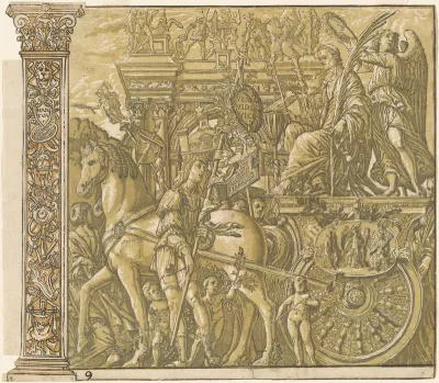 The Triumph of Julius Caesar [no.9 plus 2 columns]