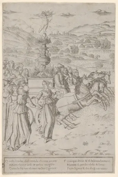 The Triumph of Love, from "The Triumphs of Petrarch"