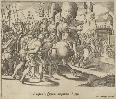 The Triumph of Scipio, from "Speculum Romanae Magnificentiae"