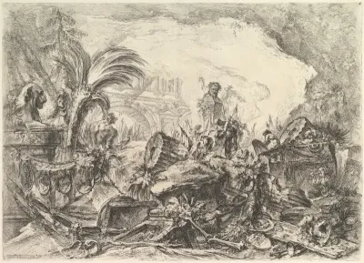 The Triumphal Arch, from "Grotteschi" (Grotesques)