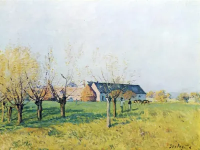 The “Trou d’Enfer” Farm, Autumn Morning
