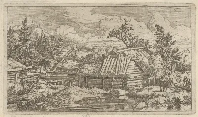 The Two Beams Floating in the Water