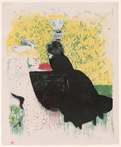 The Two Sisters-in-Law, plate twelve from Landscapes and Interiors