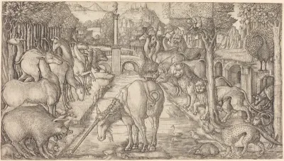 The Unicorn Purifies the Water with Its Horn