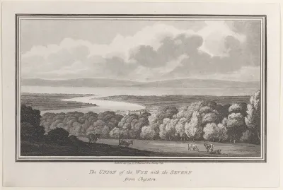 The Union of the Wye with the Severn from Chepstow, from "Remarks on a Tour to North and South Wales, in the year 1797"