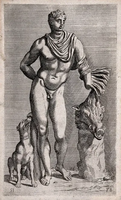 The Vatican Meleager: front view