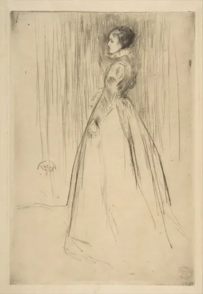 The Velvet Dress (Mrs. Leyland)