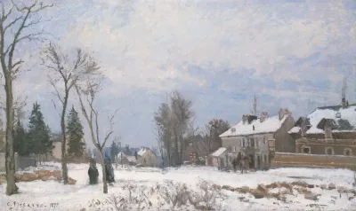 The Versailles Road at Saint Germain at Louveciennes