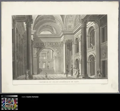The Vestibule of the Academic Palace of Ghent