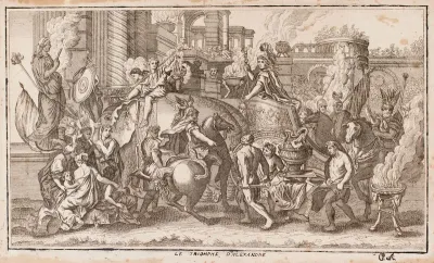 The Victory of Alexander (from the series The Battles of Alexander) after Charles Le Brun