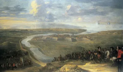 The victory of Governor Leopold Wilhelm of Austria over the French at Gravelines on 16 November 1652