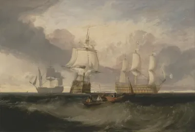 The Victory Returning from Trafalgar, in Three Position